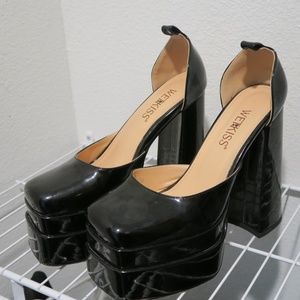 Platform Black Heels